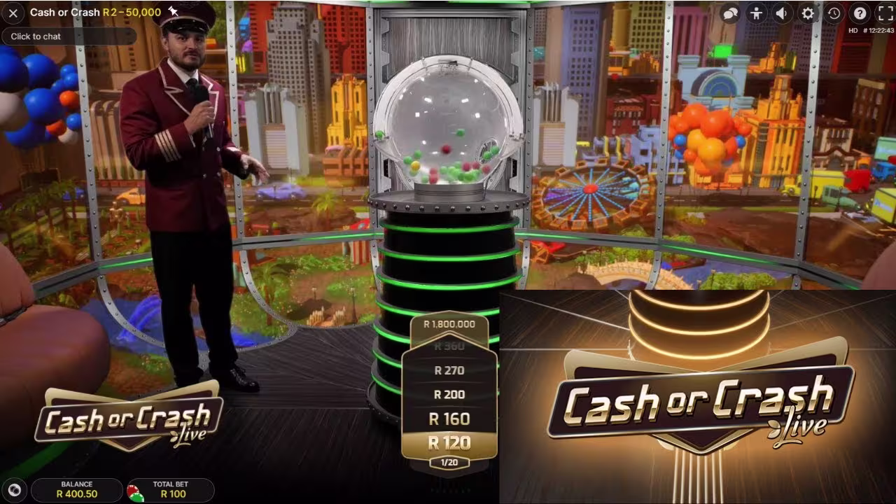 Cash or Crash van Evolution